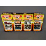 Matchbox - Four boxed Matchbox Superfast Tesco Value Packs each containing three models.