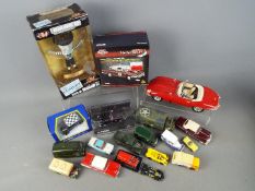 Corgi; Solido, Others - A small collection of mainly unboxed diecast and plastic vehicles and toys.