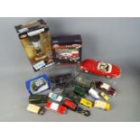 Corgi; Solido, Others - A small collection of mainly unboxed diecast and plastic vehicles and toys.