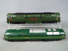 Liliput, Hornby - Two unboxed OO gauge diesel locomotives consisting of Liliput Class 52 diesel Op.