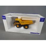 Universal Hobbies - A boxed diecast 1:50 scale Komatsu HD605 Dump Truck.