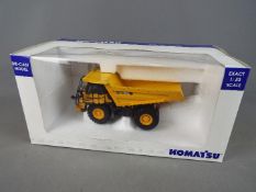 Universal Hobbies - A boxed diecast 1:50 scale Komatsu HD605 Dump Truck.