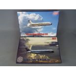 Roden - a collection of two Roden all plastic model kits to include a Vickers Super VC-10 type 114