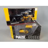 Motorart - Two boxed diecast construction vehicles in 1:50 scale by Motorart.