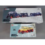 Corgi Heavy Haulage - Two boxed diecast model vehicles from Corgi Heavy Haulage.