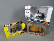 Norscot - Three boxed 1:50 scale diecast construction vehicles by Norscot.
