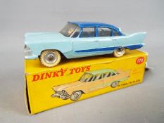 Dinky Toys - A boxed Dinky Toys #178 Plymouth Plaza .