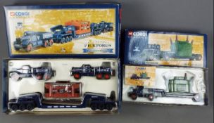 Corgi Heavy Haulage - Two boxed Corgi Heavy Haulage vehicles.