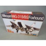 Model kits - an all plastic model kit by Avant Garde Models of a Mikoyan Mig - 31BS Foxhound '23
