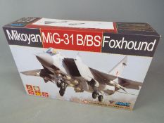 Model kits - an all plastic model kit by Avant Garde Models of a Mikoyan Mig - 31BS Foxhound '23