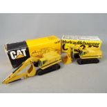 NZG - Two boxed diecast Caterpillar 245 Hydraulic Excavators by NZG. Lot includes #177 and # 160.