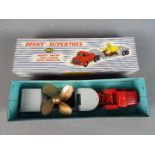 Dinky Toys - A boxed Dinky Toys #986 Mighty Antar Low Loader with Propeller load.