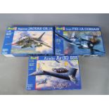 Revell - a collection of three Revell plastic model kits to include a Sepecat Jaguar GR.1A model No.