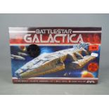 Battlestar Galactica - a 1:4105 scale Battlestar Galactica plastic assembly kit by Moebius Models,