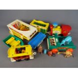 Fisher Price - A small collection of unboxed vintage Fisher Price toys.