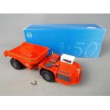 Conrad - A boxed diecast 1:50 scale Conrad #2729 Sandvik TH550 Underground mining Dump Truck.