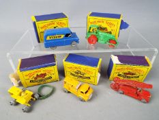 Matchbox - Five boxed Matchbox diecast vehicles.