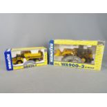 Joal - Two boxed Komatsu 1:50 scale construction vehicles by Joal.