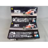 Two unassembled Ferrari model kits 1975 Champion Car 312T and 312T4 both Scale 1:12 Nos 12034-9200