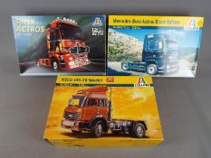Italeri - Three boxed model kits in 1:24 scale to include a limited edition # 767 IVECO 190.