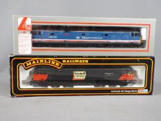 Mainline, Lima - Two boxed OO gauge diesel locomotives. Lot consists of Lima #205280 Class 50 Op.No.