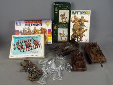 Tamiya, Prince August, Italeri, Airfix - A mixed lot of plastic and lead model kits,