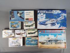 Dragon, Esci, Academy, Revell, ARII, Others - 10 boxed plastic model kits in various scales.