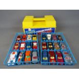 Matchbox - A Matchbox CC24 Collectors Carry Case holding two trays containing a total of 24