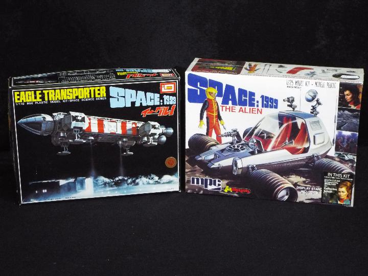 MPC, IMAI, Space 1999 - Two boxed plastic model kits of Space 1999 vehicles.