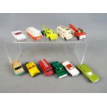 Matchbox, Lesney - An unboxed group of 11 Matchbox / Lesney Regular Wheel diecast vehicles.