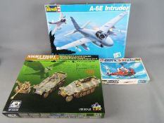 Three boxed model kits to include a 1:35 scale limited edition ARV Club Night Fight Group 3 in 1,