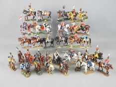 Del Prado - A regiment of 33 mainly Napoleonic unboxed mounted soldiers by Del Prado.