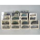 Atlas Editions - 18 boxed diecast military vehicles by Atlas Editions.