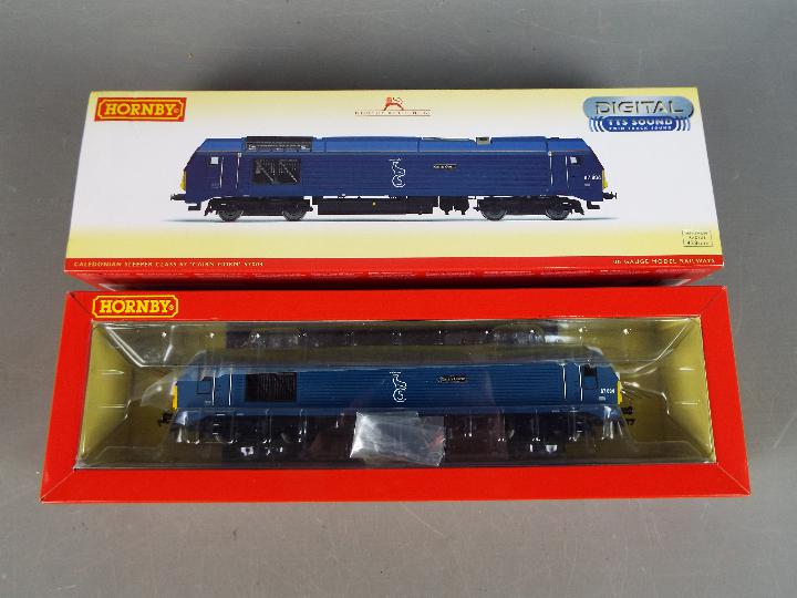 Hornby - A boxed Hornby DCC FITTED RR3388 OO gauge Class 67 diesel locomotive Caledonian Sleeper Op.