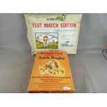 Subbuteo - A Table Rugby International Edition and Table Cricket Test Match Edition,