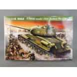 Trumpeter - A boxed 1:16 model kit T34/85 model 1944 Factory No.
