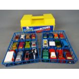 Matchbox - A Matchbox CC24 Collectors Carry Case holding two trays containing a total of 24