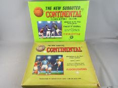 Subbuteo - Two boxed Subbuteo Continental 'Floodlighting' Edition sets.