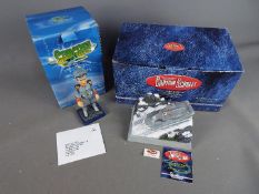 Captain Scarlet Fun Figurine and Stingray opened boxes in mint condition (2).