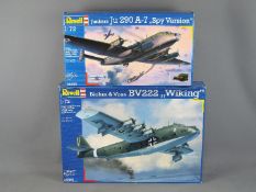 Revell -Two boxed 1:72 scale plastic model kits by Revell.