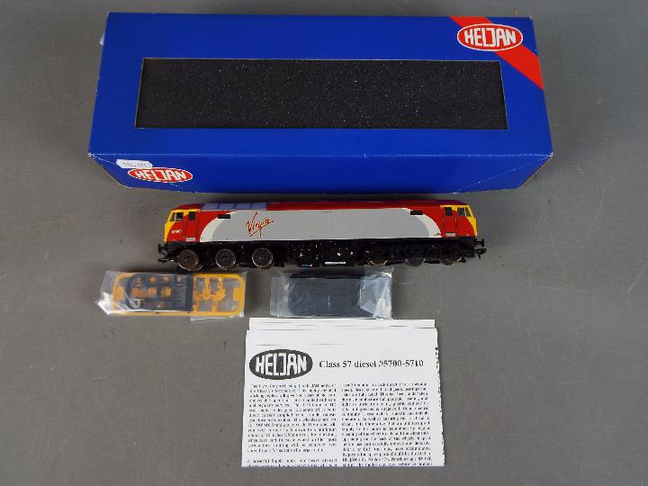 Heljan - A boxed Heljan #7501 OO gauge Class 57 diesel locomotive Op.No.