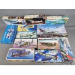 12 boxed model kits - Academy Minicraft Piper PA-18-35 Super Cub Model N7206T Scale 1/48 No 1611,