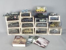 Atlas Editions - 19 boxed diecast military vehicles by Atlas Editions together with some Atlas