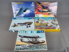 A Selection of Italeri Model Kits- F-22 Raptor Scale 1:72 No 1207,