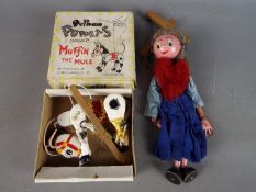 Pelham Puppets - Two boxed vintage Pelham Puppets.