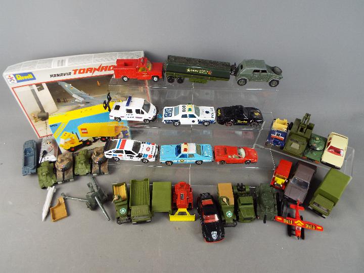 Dinky, Matchbox, Revell Lego, Others - A collection of mainly unboxed diecast in various scales,