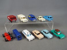 Matchbox, Lesney - An unboxed group of 11 Matchbox / Lesney Regular Wheel diecast vehicles.