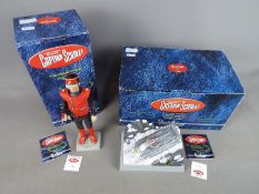 Captain Scarlet Hand Painted Figurines by Robert Harry x 2.