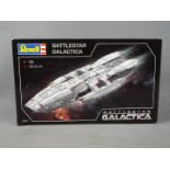 Revell - A boxed Revell 'Battlestar Galactica' plastic model kit of 'Battlestar Galactica'.