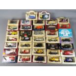 Approximately 37 diecast model vehicles by Lledo and Matchbox Models of Yesteryear and Oxford